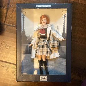 New in box Burberry Barbie doll, collector item
